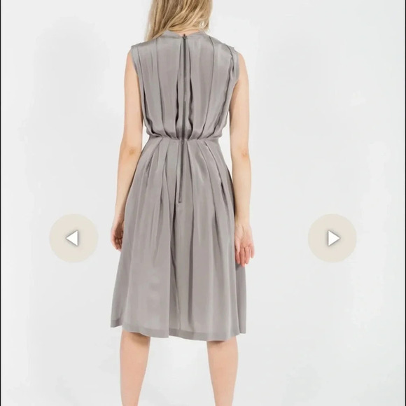 Rachel Comey Courier Dress Grey 100% silk size 2 NWT - Picture 4 of 11